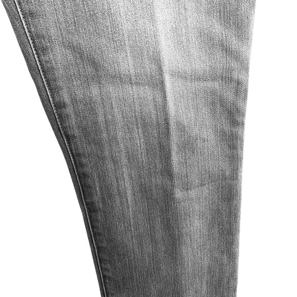 Chicos Platinum Gray Womens Stretch Mid Rise Ultimate Straight Leg Jeans 00R / 2 - Picture 5 of 16